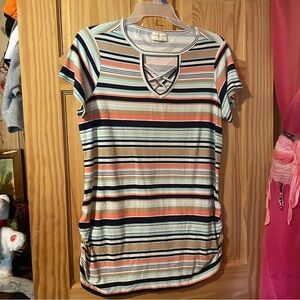 Striped Multicolor Women's Top